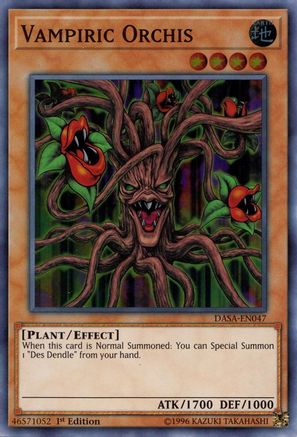 Vampiric Orchis (DASA-EN047) - Dark Saviors 1st Edition Dark Saviors Yugioh Single  Squirtle Squad Card Shop.