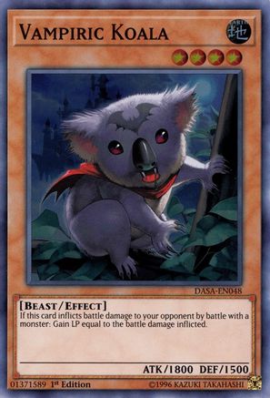 Vampiric Koala (DASA-EN048) - Dark Saviors 1st Edition Dark Saviors Yugioh Single  Squirtle Squad Card Shop.