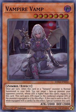 Vampire Vamp (DASA-EN050) - Dark Saviors 1st Edition Dark Saviors Yugioh Single  Squirtle Squad Card Shop.