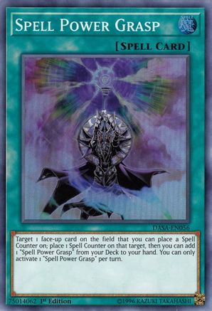 Spell Power Grasp (DASA-EN056) - Dark Saviors Unlimited Dark Saviors Yugioh Single  Squirtle Squad Card Shop.