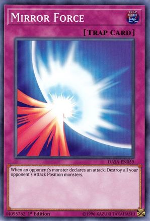 Mirror Force (DASA-EN059) - Dark Saviors Unlimited Dark Saviors Yugioh Single  Squirtle Squad Card Shop.