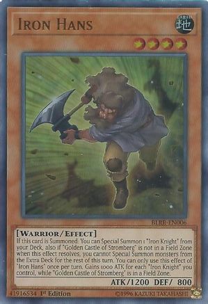 Iron Hans (BLRR-EN006) - Battles of Legend: Relentless Revenge 1st Edition Battles of Legend: Relentless Revenge Yugioh Single  Squirtle Squad Card Shop.