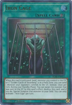Iron Cage (BLRR-EN012) - Battles of Legend: Relentless Revenge 1st Edition Battles of Legend: Relentless Revenge Yugioh Single  Squirtle Squad Card Shop.