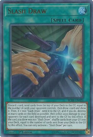 Slash Draw (BLRR-EN020) - Battles of Legend: Relentless Revenge 1st Edition Battles of Legend: Relentless Revenge Yugioh Single  Squirtle Squad Card Shop.