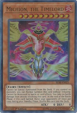 Michion, the Timelord (BLRR-EN021) - Battles of Legend: Relentless Revenge 1st Edition Battles of Legend: Relentless Revenge Yugioh Single  Squirtle Squad Card Shop.