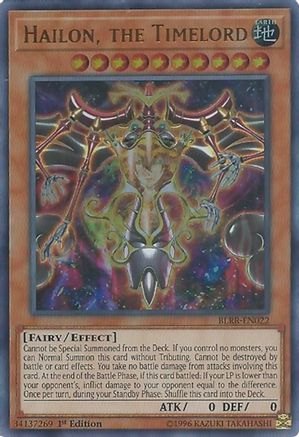 Hailon, the Timelord (BLRR-EN022) - Battles of Legend: Relentless Revenge 1st Edition Battles of Legend: Relentless Revenge Yugioh Single  Squirtle Squad Card Shop.