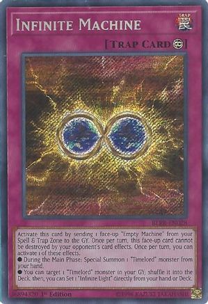 Infinite Machine (BLRR-EN028) - Battles of Legend: Relentless Revenge 1st Edition Battles of Legend: Relentless Revenge Yugioh Single  Squirtle Squad Card Shop.