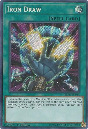 Iron Draw (BLRR-EN034) - Battles of Legend: Relentless Revenge 1st Edition Battles of Legend: Relentless Revenge Yugioh Single  Squirtle Squad Card Shop.