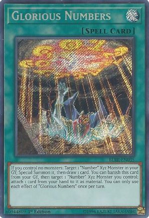 Glorious Numbers (BLRR-EN035) - Battles of Legend: Relentless Revenge 1st Edition Battles of Legend: Relentless Revenge Yugioh Single  Squirtle Squad Card Shop.