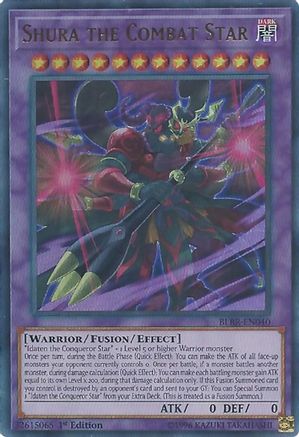 Shura the Combat Star (BLRR-EN040) - Battles of Legend: Relentless Revenge 1st Edition Battles of Legend: Relentless Revenge Yugioh Single  Squirtle Squad Card Shop.