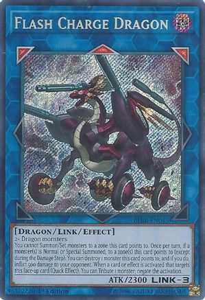Flash Charge Dragon (BLRR-EN045) - Battles of Legend: Relentless Revenge 1st Edition Battles of Legend: Relentless Revenge Yugioh Single  Squirtle Squad Card Shop.