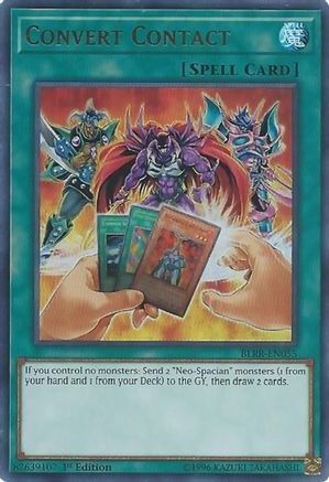 Convert Contact (BLRR-EN055) - Battles of Legend: Relentless Revenge 1st Edition Battles of Legend: Relentless Revenge Yugioh Single  Squirtle Squad Card Shop.