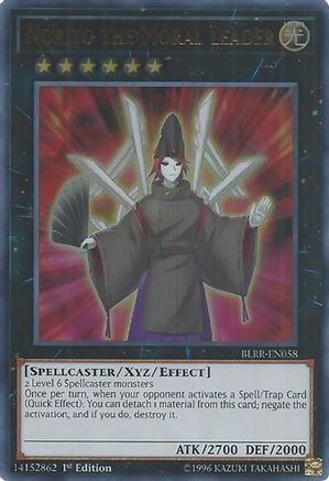 Norito the Moral Leader (BLRR-EN058) - Battles of Legend: Relentless Revenge 1st Edition Battles of Legend: Relentless Revenge Yugioh Single  Squirtle Squad Card Shop.