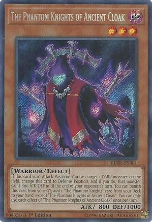 The Phantom Knights of Ancient Cloak (BLRR-EN061) - Battles of Legend: Relentless Revenge 1st Edition Battles of Legend: Relentless Revenge Yugioh Single  Squirtle Squad Card Shop.