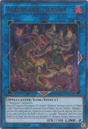 Altergeist Hexstia (BLRR-EN066) - Battles of Legend: Relentless Revenge 1st Edition Battles of Legend: Relentless Revenge Yugioh Single  Squirtle Squad Card Shop.