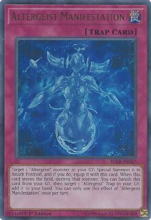 Altergeist Manifestation (BLRR-EN067) - Battles of Legend: Relentless Revenge 1st Edition Battles of Legend: Relentless Revenge Yugioh Single  Squirtle Squad Card Shop.