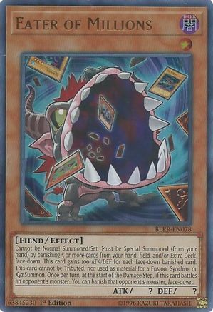 Eater of Millions (BLRR-EN078) - Battles of Legend: Relentless Revenge 1st Edition Battles of Legend: Relentless Revenge Yugioh Single  Squirtle Squad Card Shop.