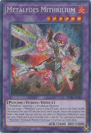 Metalfoes Mithrilium (BLRR-EN082) - Battles of Legend: Relentless Revenge 1st Edition Battles of Legend: Relentless Revenge Yugioh Single  Squirtle Squad Card Shop.