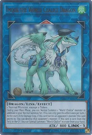 Imduk the World Chalice Dragon (BLRR-EN086) - Battles of Legend: Relentless Revenge 1st Edition Battles of Legend: Relentless Revenge Yugioh Single  Squirtle Squad Card Shop.