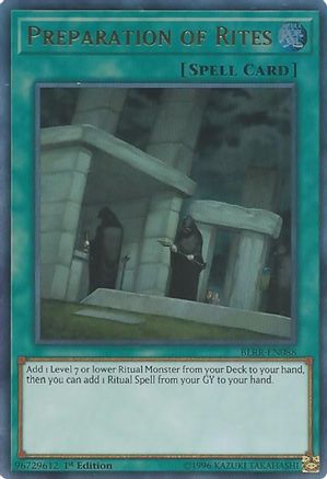 Preparation of Rites (BLRR-EN088) - Battles of Legend: Relentless Revenge 1st Edition Battles of Legend: Relentless Revenge Yugioh Single  Squirtle Squad Card Shop.