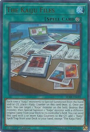 The Kaiju Files (BLRR-EN091) - Battles of Legend: Relentless Revenge 1st Edition Battles of Legend: Relentless Revenge Yugioh Single  Squirtle Squad Card Shop.
