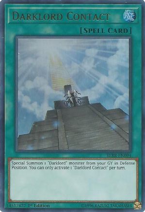 Darklord Contact (BLRR-EN094) - Battles of Legend: Relentless Revenge 1st Edition Battles of Legend: Relentless Revenge Yugioh Single  Squirtle Squad Card Shop.