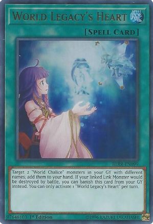 World Legacy's Heart (BLRR-EN099) - Battles of Legend: Relentless Revenge 1st Edition Battles of Legend: Relentless Revenge Yugioh Single  Squirtle Squad Card Shop.