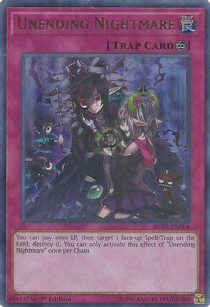Unending Nightmare (BLRR-EN104) - Battles of Legend: Relentless Revenge 1st Edition Battles of Legend: Relentless Revenge Yugioh Single  Squirtle Squad Card Shop.