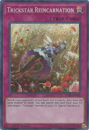 Trickstar Reincarnation (BLRR-EN105) - Battles of Legend: Relentless Revenge 1st Edition Battles of Legend: Relentless Revenge Yugioh Single  Squirtle Squad Card Shop.