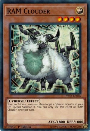 RAM Clouder (YS18-EN006) - Starter Deck: Codebreaker 1st Edition Starter Deck: Codebreaker Yugioh Single  Squirtle Squad Card Shop.