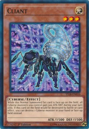 Cliant (YS18-EN010) - Starter Deck: Codebreaker 1st Edition Starter Deck: Codebreaker Yugioh Single  Squirtle Squad Card Shop.