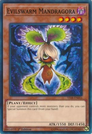 Evilswarm Mandragora (YS18-EN016) - Starter Deck: Codebreaker 1st Edition Starter Deck: Codebreaker Yugioh Single  Squirtle Squad Card Shop.