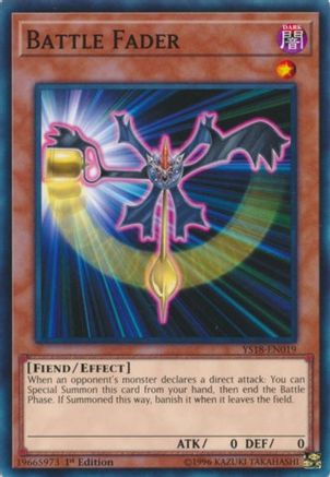 Battle Fader (YS18-EN019) - Starter Deck: Codebreaker 1st Edition Starter Deck: Codebreaker Yugioh Single  Squirtle Squad Card Shop.