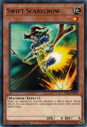 Swift Scarecrow (YS18-EN020) - Starter Deck: Codebreaker 1st Edition Starter Deck: Codebreaker Yugioh Single  Squirtle Squad Card Shop.