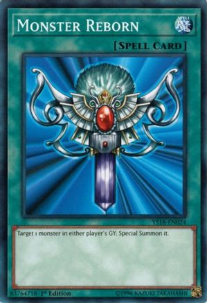 Monster Reborn (YS18-EN024) - Starter Deck: Codebreaker 1st Edition Starter Deck: Codebreaker Yugioh Single  Squirtle Squad Card Shop.