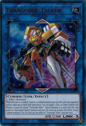 Transcode Talker (YS18-EN041) - Starter Deck: Codebreaker 1st Edition Starter Deck: Codebreaker Yugioh Single  Squirtle Squad Card Shop.