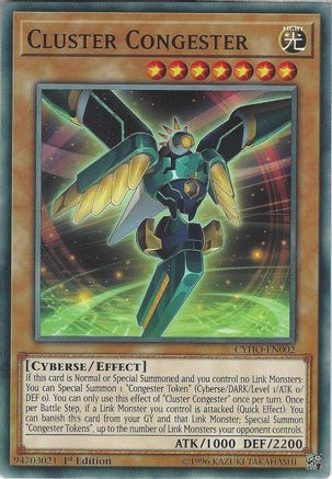 Cluster Congester (CYHO-EN002) - Cybernetic Horizon Unlimited Cybernetic Horizon Yugioh Single  Squirtle Squad Card Shop.