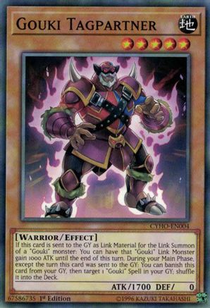 Gouki Tagpartner (CYHO-EN004) - Cybernetic Horizon Unlimited Cybernetic Horizon Yugioh Single  Squirtle Squad Card Shop.