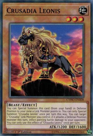 Crusadia Leonis (CYHO-EN008) - Cybernetic Horizon Unlimited Cybernetic Horizon Yugioh Single  Squirtle Squad Card Shop.