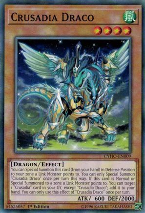 Crusadia Draco (CYHO-EN009) - Cybernetic Horizon 1st Edition Cybernetic Horizon Yugioh Single  Squirtle Squad Card Shop.