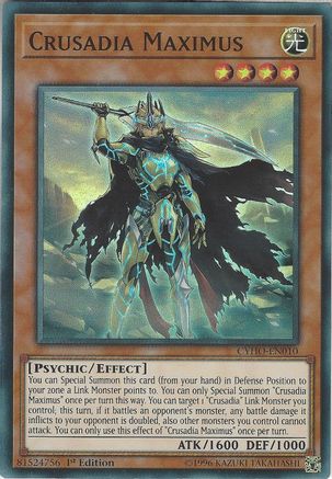 Crusadia Maximus (CYHO-EN010) - Cybernetic Horizon Unlimited Cybernetic Horizon Yugioh Single  Squirtle Squad Card Shop.