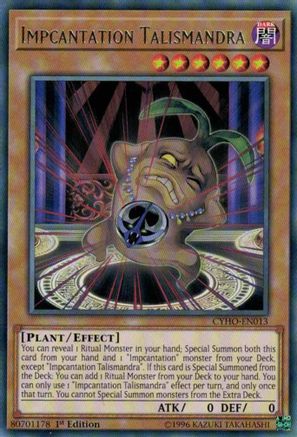 Impcantation Talismandra (CYHO-EN013) - Cybernetic Horizon Unlimited Cybernetic Horizon Yugioh Single  Squirtle Squad Card Shop.