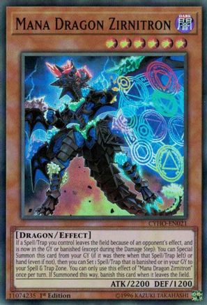 Mana Dragon Zirnitron (CYHO-EN021) - Cybernetic Horizon Unlimited Cybernetic Horizon Yugioh Single  Squirtle Squad Card Shop.