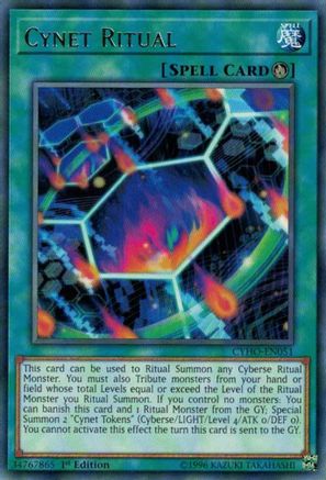 Cynet Ritual (CYHO-EN051) - Cybernetic Horizon Unlimited Cybernetic Horizon Yugioh Single  Squirtle Squad Card Shop.
