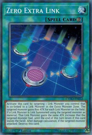 Zero Extra Link (CYHO-EN052) - Cybernetic Horizon Unlimited Cybernetic Horizon Yugioh Single  Squirtle Squad Card Shop.
