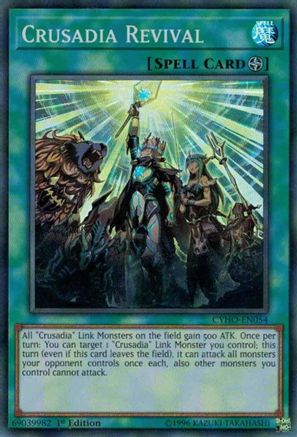 Crusadia Revival (CYHO-EN054) - Cybernetic Horizon 1st Edition Cybernetic Horizon Yugioh Single  Squirtle Squad Card Shop.