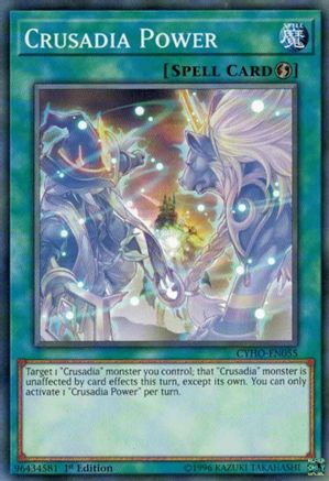 Crusadia Power (CYHO-EN055) - Cybernetic Horizon Unlimited Cybernetic Horizon Yugioh Single  Squirtle Squad Card Shop.
