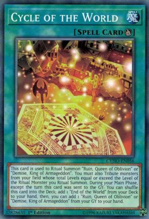 Cycle of the World (CYHO-EN056) - Cybernetic Horizon 1st Edition Cybernetic Horizon Yugioh Single  Squirtle Squad Card Shop.