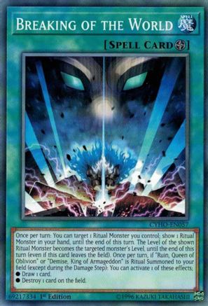 Breaking of the World (CYHO-EN057) - Cybernetic Horizon 1st Edition Cybernetic Horizon Yugioh Single  Squirtle Squad Card Shop.