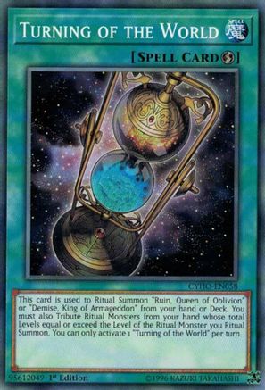 Turning of the World (CYHO-EN058) - Cybernetic Horizon 1st Edition Cybernetic Horizon Yugioh Single  Squirtle Squad Card Shop.